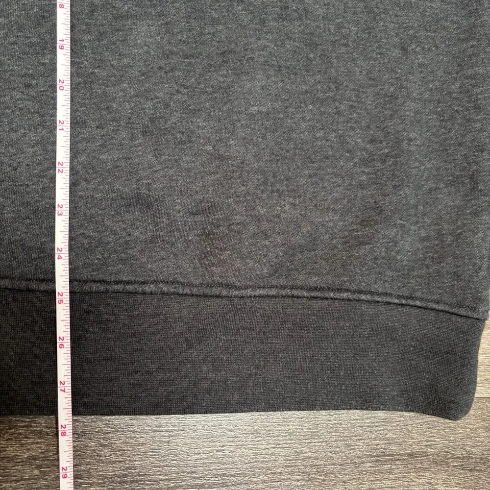 Orvis Mens XXL Charcoal Gray‎ Quarter Zip Pullover Fly Fishing Logo Sweatshirt
